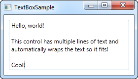 The Textbox Control The Complete Wpf Tutorial